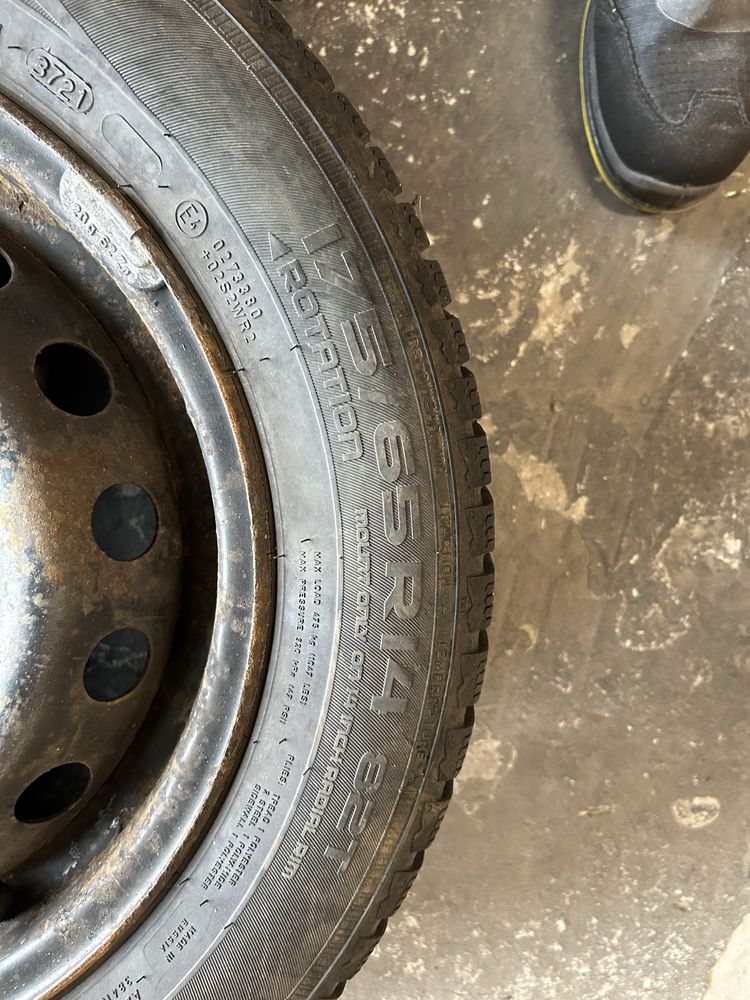 Koła R14 zimowe kangoo kubistar