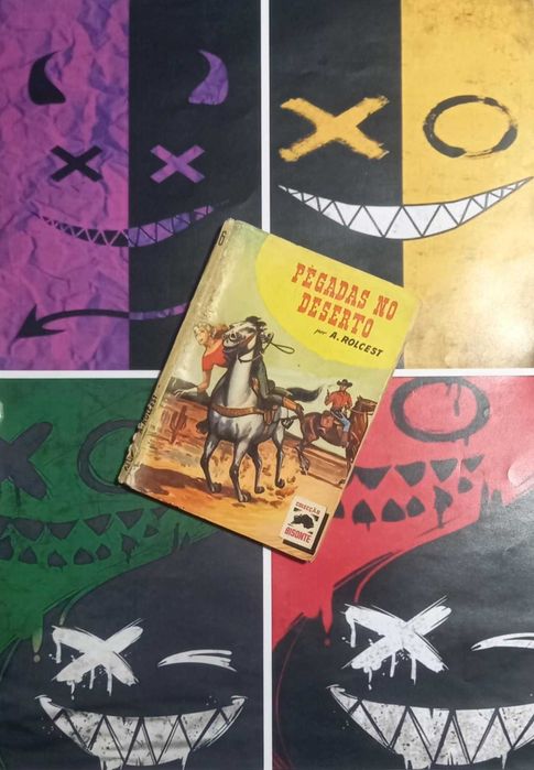 Livro Coleção Bisonte - Pegadas no deserto