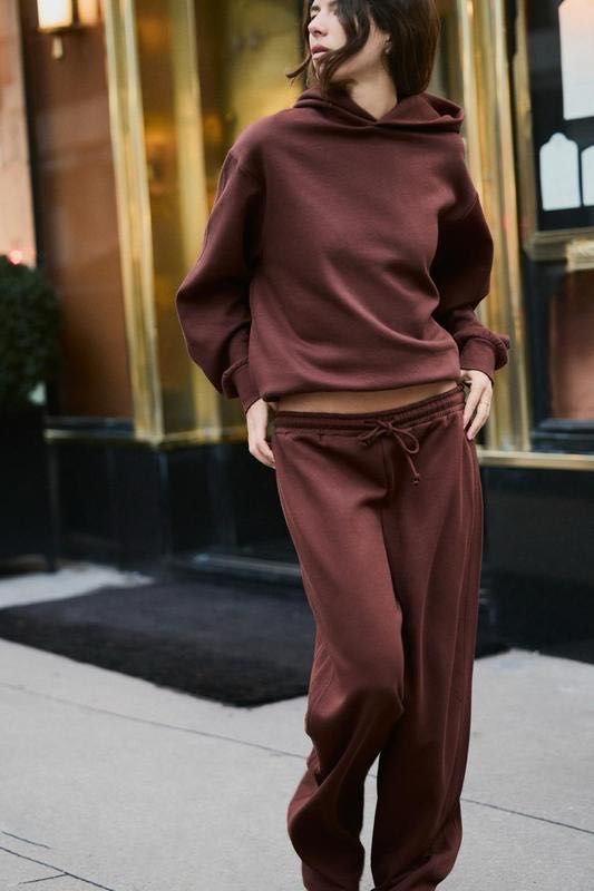 Спортивні штани Straight-leg Zara XL нюанс