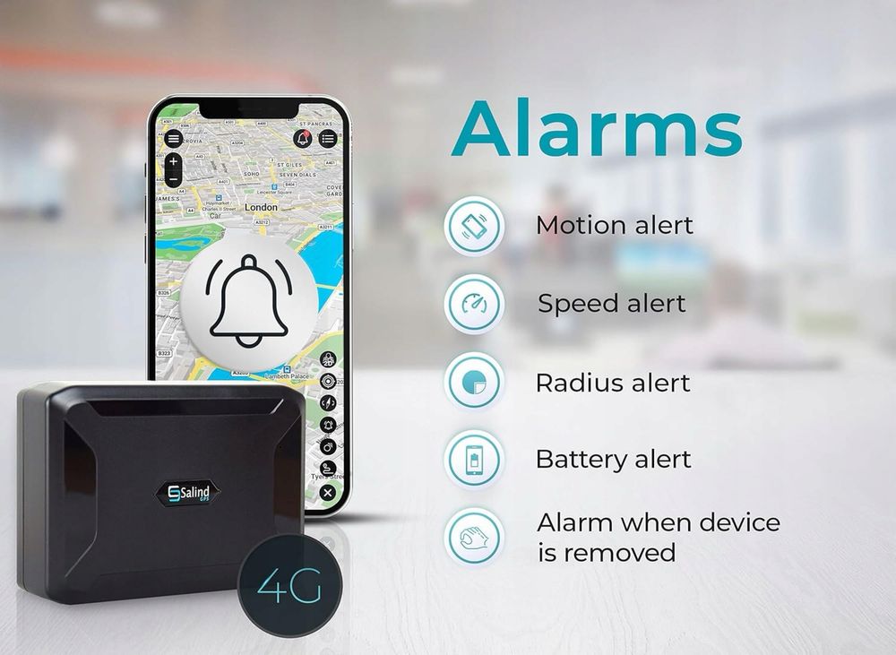 lokalizator gps ŚLEDZENIE salind  TRACKER 11 4G do POJAZDÓW SIM Czarny