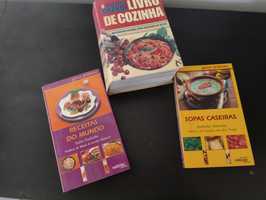 Vendo 3 livros de receitas