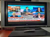 Televisão plasma LG e Aparelho Home Cinema