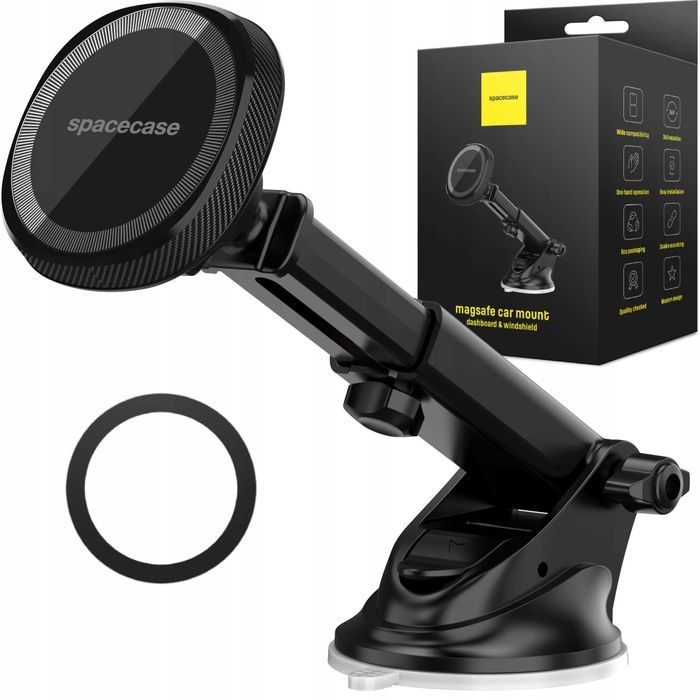 Spacecase Car Holder Spacecase06 Dash/Windshield Magsafe Black