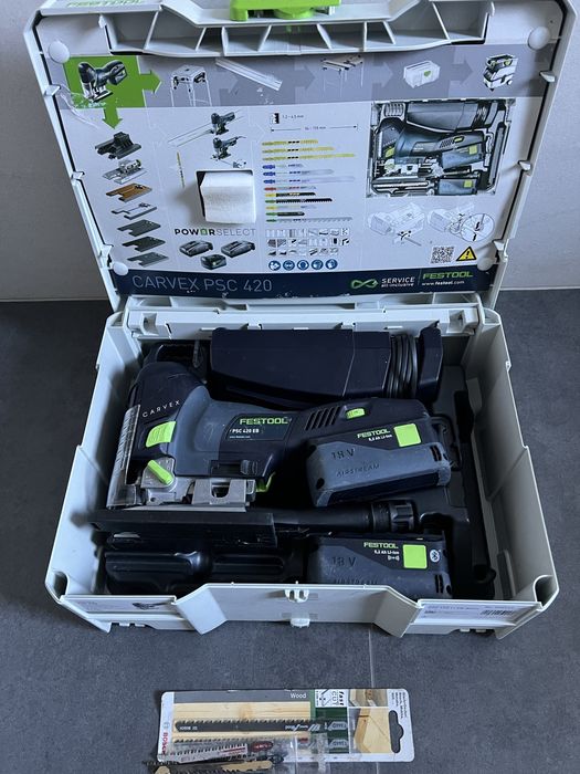 Безщітковий Акум.маятниковий лобзик Festool CARVEX PSC 420 EB