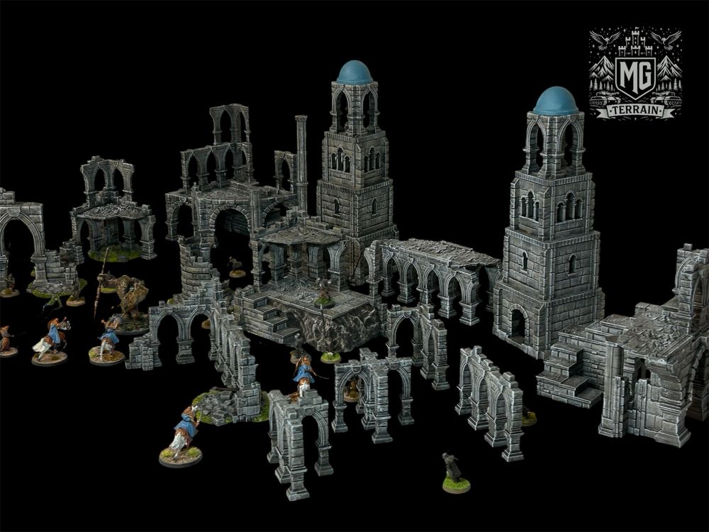 Zestaw Ruin Makiety do gry bitewnej lotrsbg mesbg saga bitewniaki