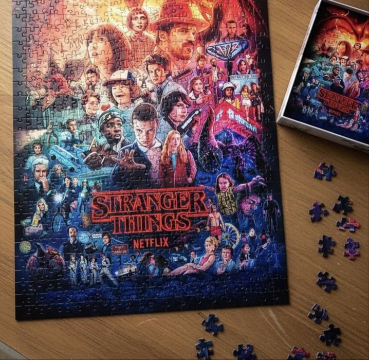 Пазл Stranger Things • Яскравий постер  • Ідеальний подарунок