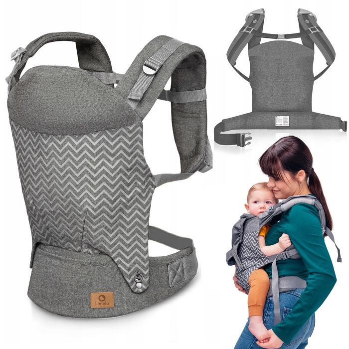 Nosidełko ERGONOMICZNE nosidło 20kg dla dziecka CERTYFIKAT Lionelo Mar