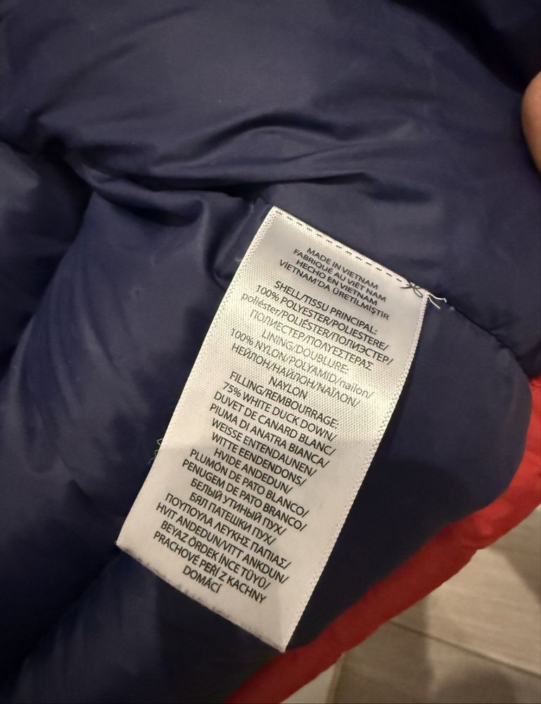 Зимова пухова курточка Polo Ralph Lauren, пуховик 120 см 5-6 років