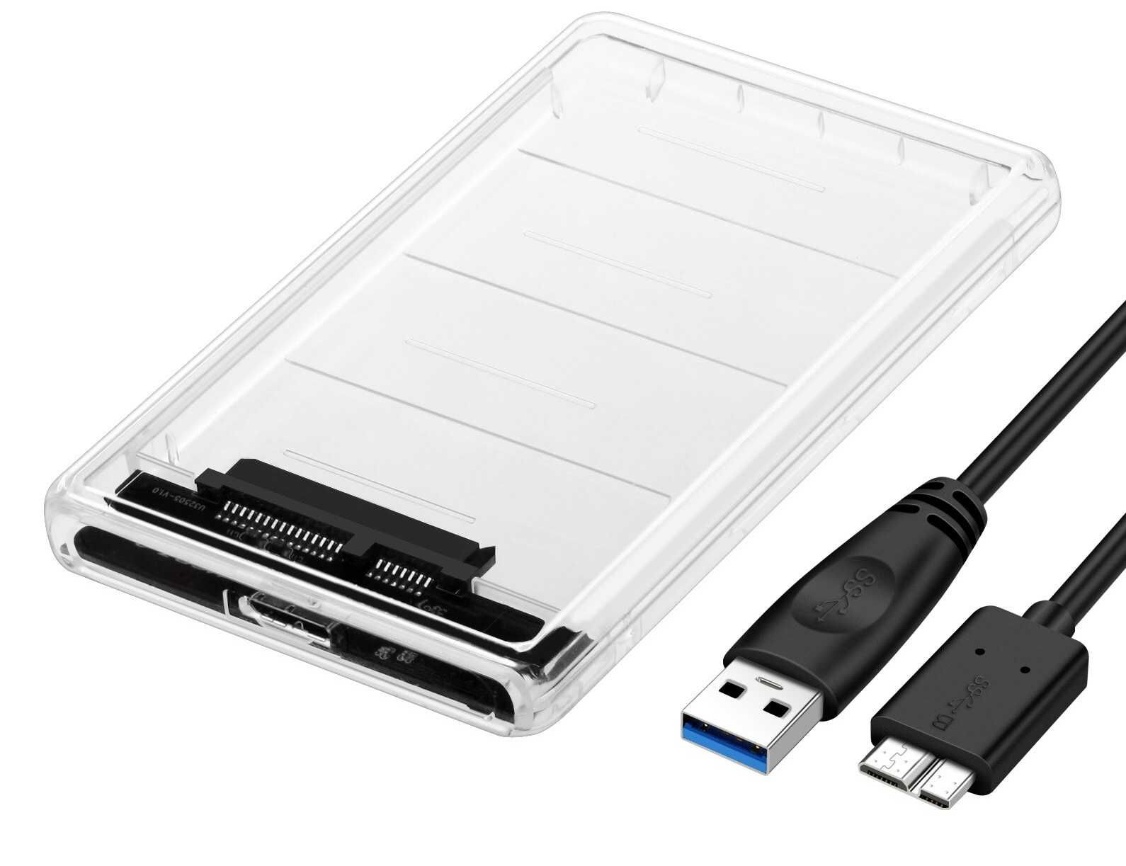 Caixa USB 3.0 para disco externo 2,5" Sata 3 HDD SSD