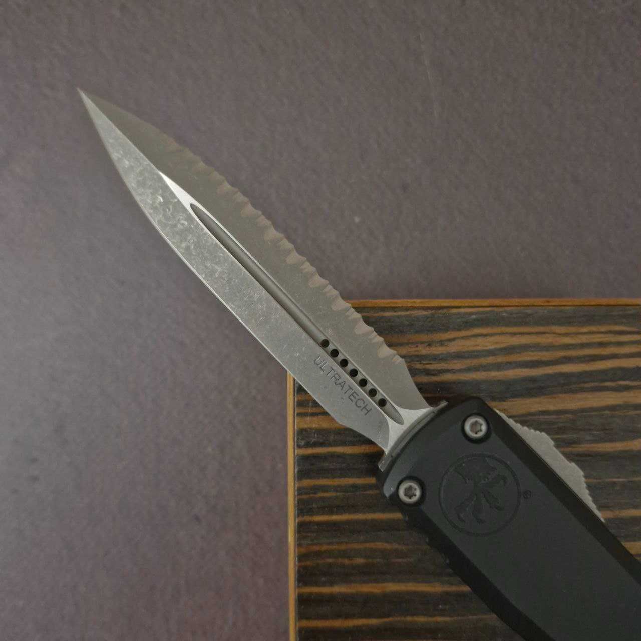 Microtech Ultratech ZBP D/E Full Serrated Apocalyptic