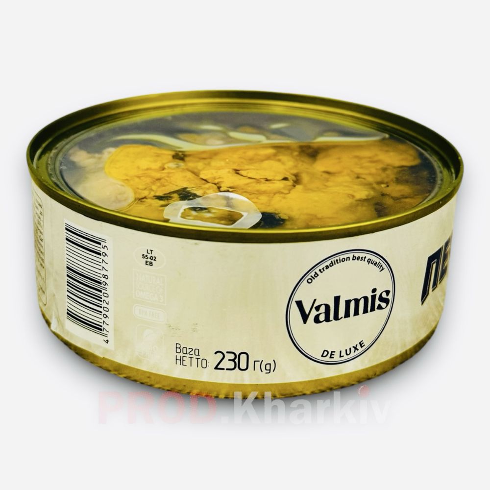 Печень трески натуральная  Valmis Premium 230 грамм