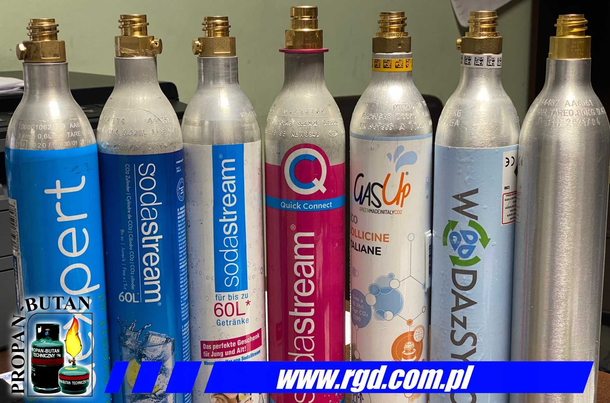 Wymiana butli co2 SodaStream Quick Connect do saturatorów Soda Stream