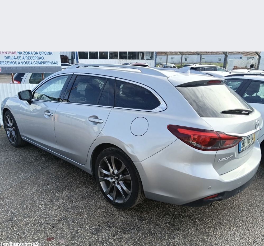 Mazda 6 M6 SW 2.2 sky-d excellence AT P.leather White+cruise
