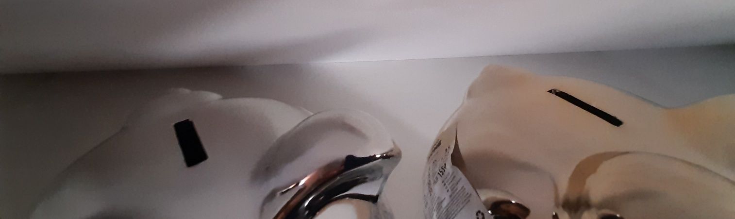 Skarbonka nowa świnka nowa prezent komunia ślub złota srebrna