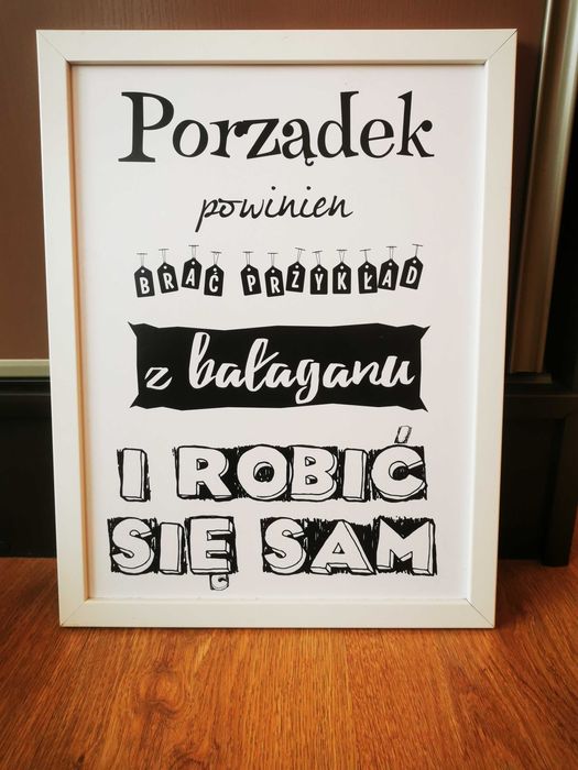 Tabliczka, zawieszka, ozdobna tabliczka z zabawnym hasłem cytatem...