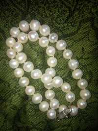 Ожерелье из крупного жемчуга, натуральный морской жемчуг СССР