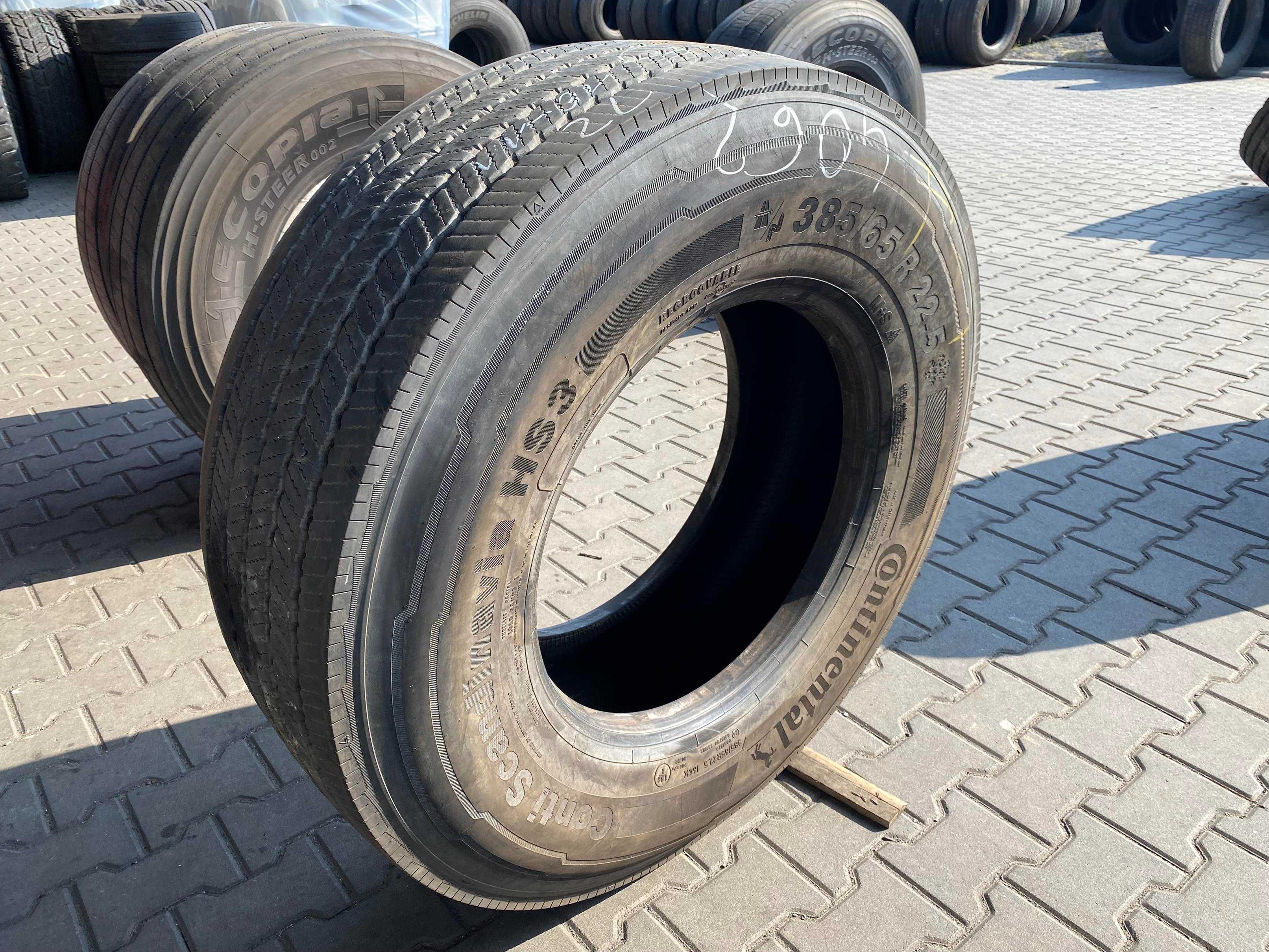 Opona 385/65R22.5 CONTINENTAL CONTI SCANDINAVIA HS3 Przód 10-11mm