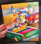 Segregator kolekcjonerski kaczor donald z lat 90 A5  Disney unikat