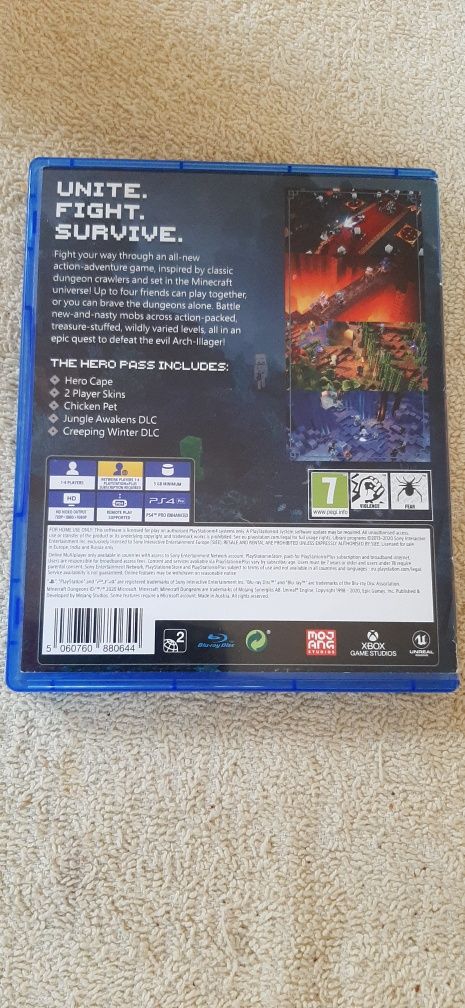 Ps4 gra Minecraft Dungeons.
