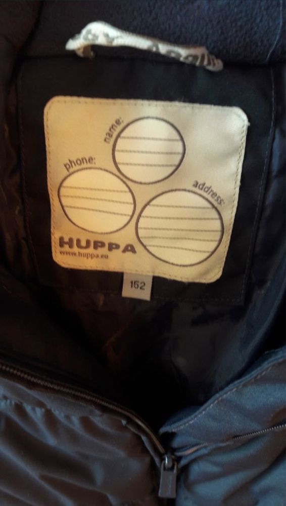 Зимове пухове пальто естонської фірми huppa.