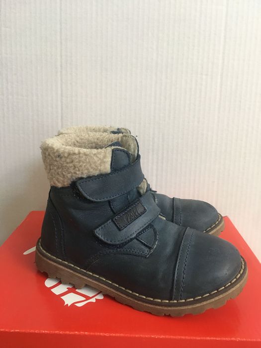 Buty zimowe kozaki skórzane chłopięce Emel r. 26/27
