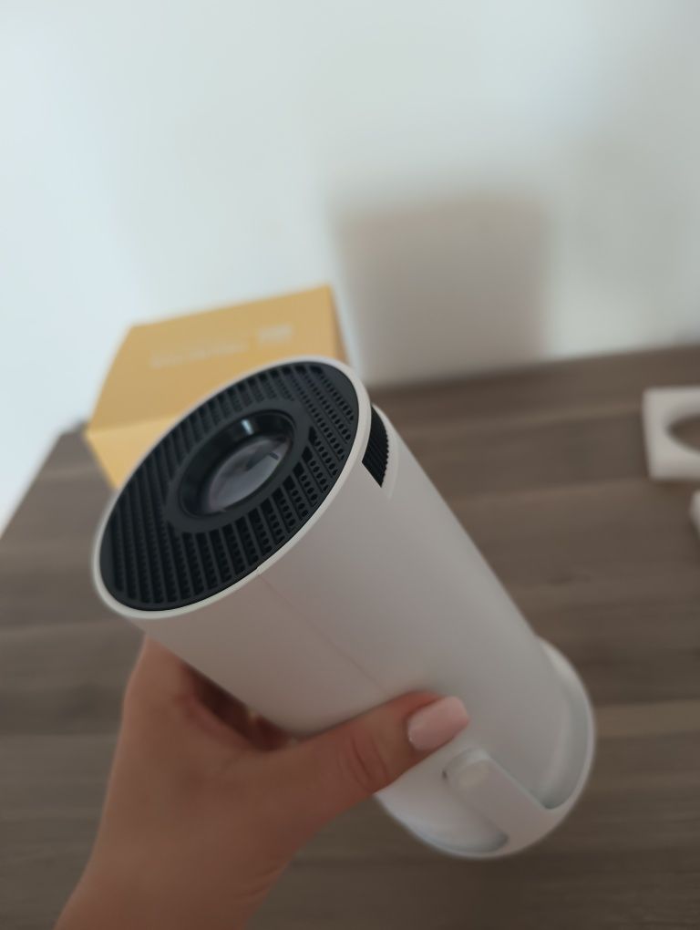 Projektor obrotowy, rzutnik, przenośny, SMART 4K, Bluetooth, do domu,