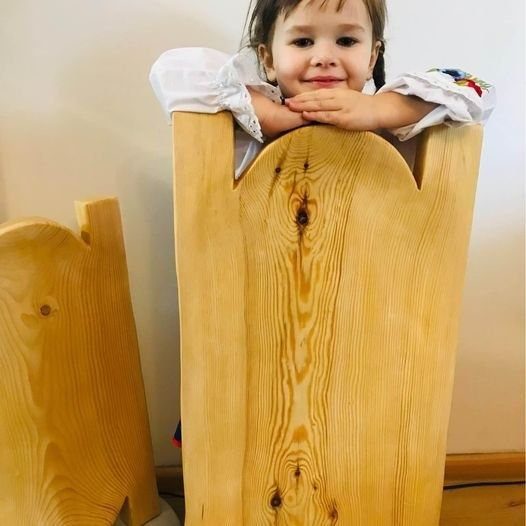 Koryto drewniane na pieczonego prosiaka DUŻE koryta na świnię XXL 100c