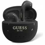 Słuchawki TWS Guess Glossy Effect Egg Shape Printed Classic Logo - cza