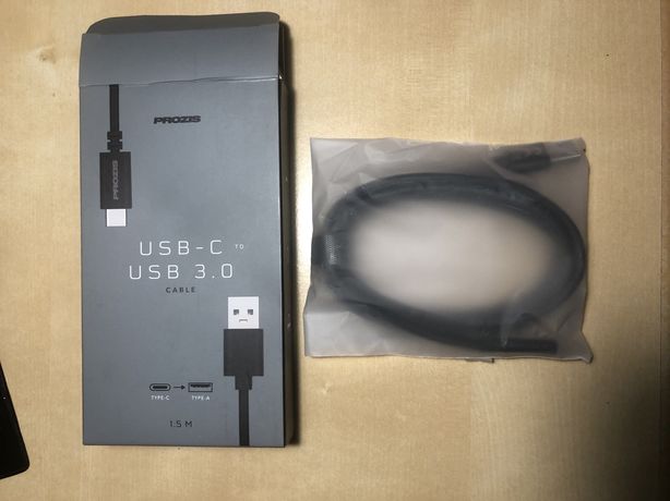 Cabo USB-C to USB-A (3.0) da Prozis NOVO