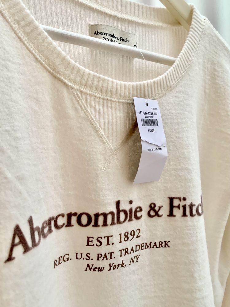 Camisola Malha Abercrombie & Fitch Tamanho L (Nova/Com Etiqueta)