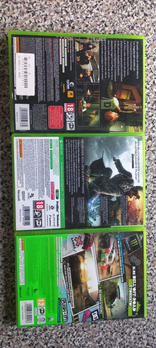 Dishonored game of the year edition/Dirt 2/LA noire Xbox 360