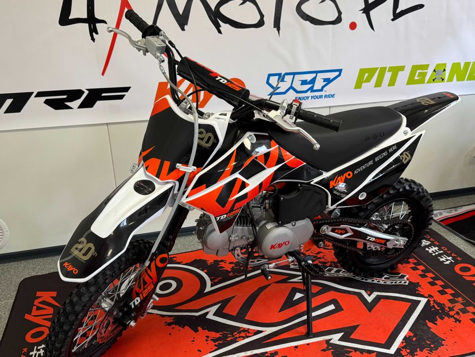 Motocykl Pit Bike MX Cross KAYO TD125 NOWY  ! od 4xMoto.pl raty 0%