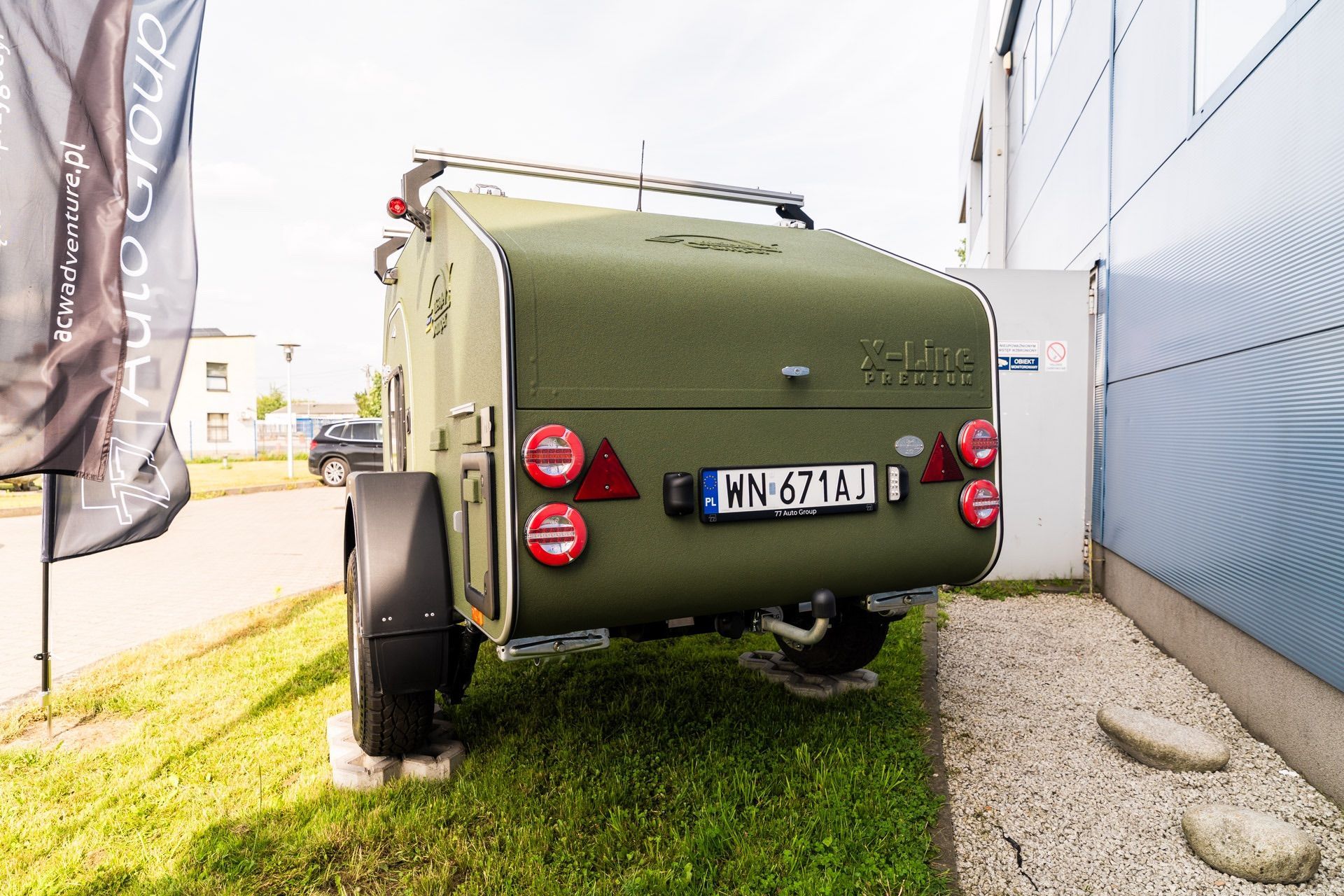 X-LINE  LifeStyle Camper Knott Markiza LED Prysznic Zbiornik 58L FV23%