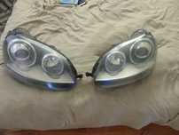 lampy xenon prawa lewa europa vw golf V 5 jetta  komplet