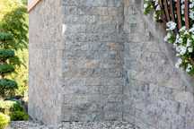 Elewacja płytki elewacyjne łupane ściana Piano płyta betonowa beton