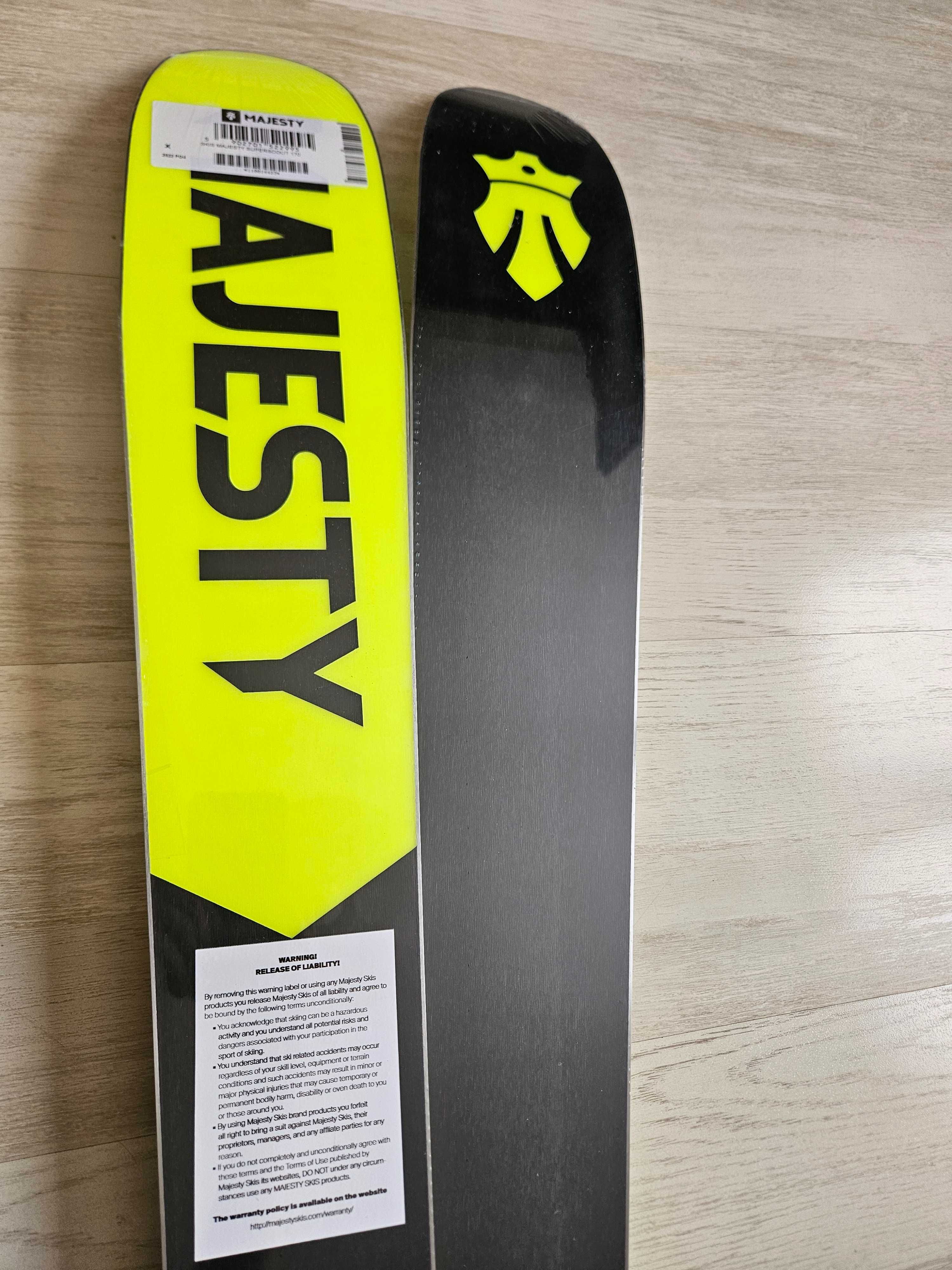 Zestaw skiturowy majesty NOWY superscout 170 wiazania atk foki kohla