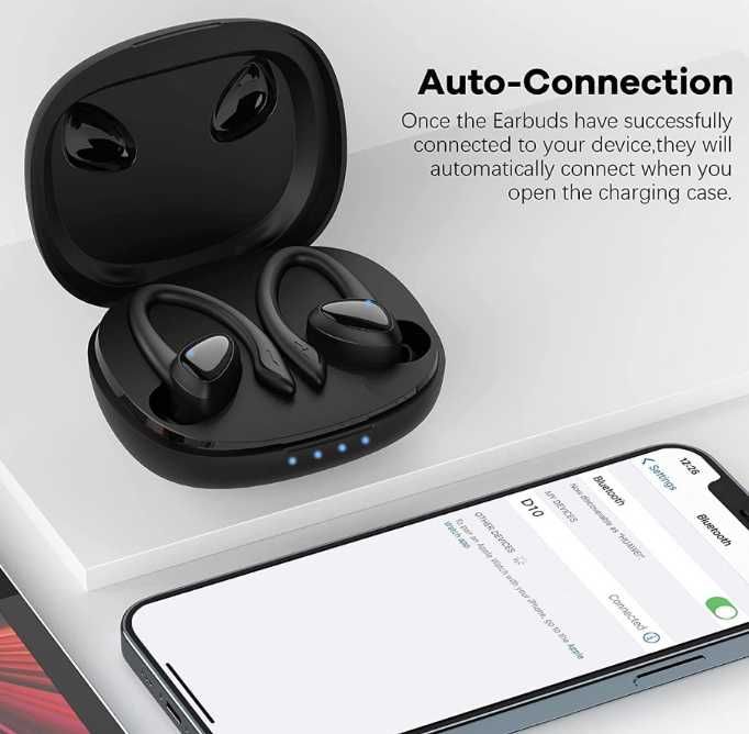 Słuchawki bezprzewodowe A20 TWS BT5.0 z redukcją szumów i LED ttst1317