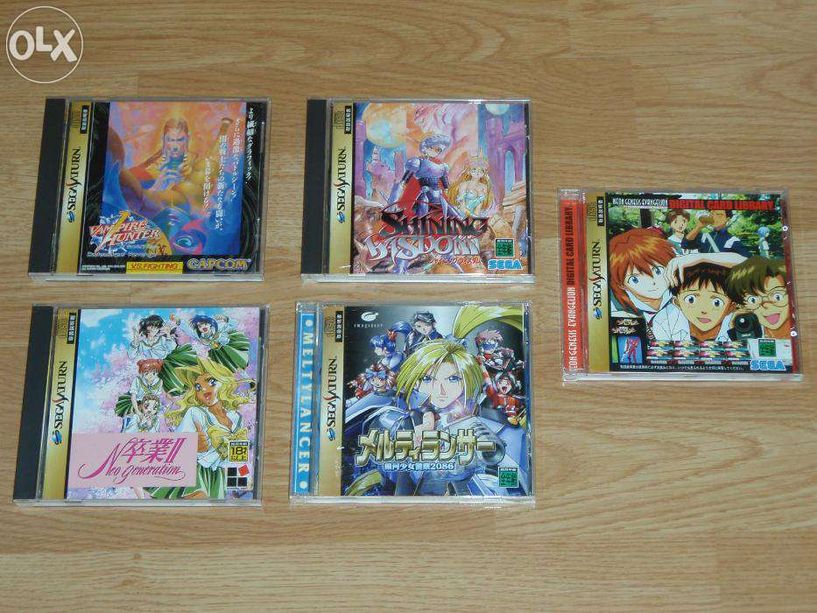 Sega Saturn: 60 Jogos PAL, Consolas, Cabos, vendo individualmente +++