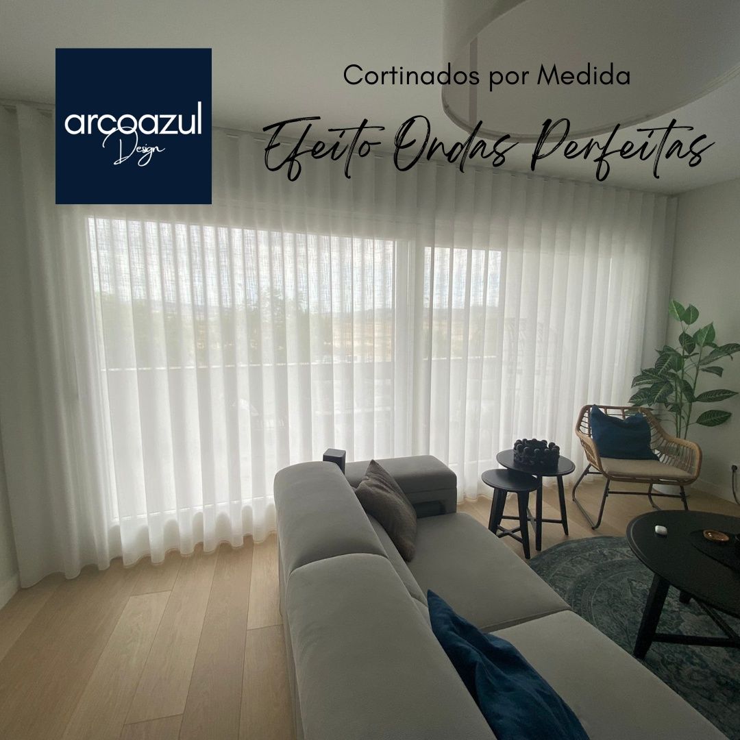 Cortinados por Medida Ondas Perfeitas By Arcoazul