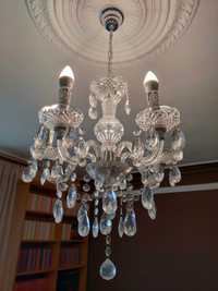 Lampa sufitowa z kryształkami