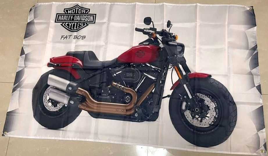 Flaga Unikatowe Transparenty Harley Davidson Motorcycles