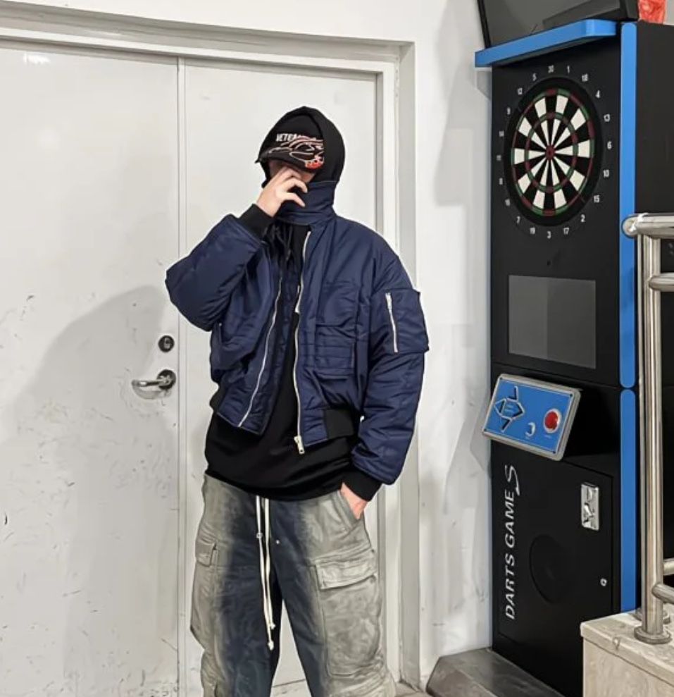 Бомбер Calvin Klein x Raf Simons MA-1 MA 1 opium drip