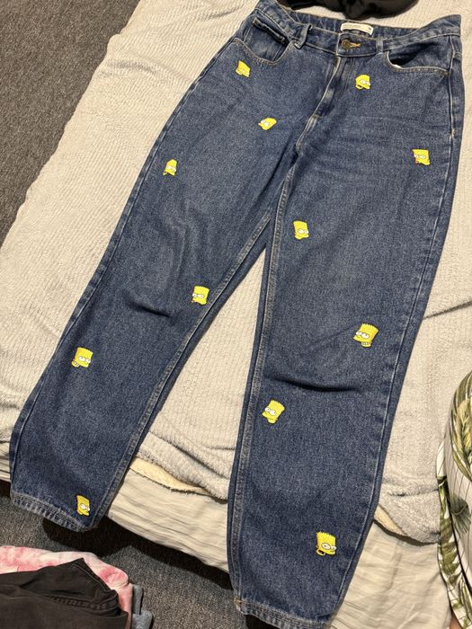 Джинси с Бартом синие