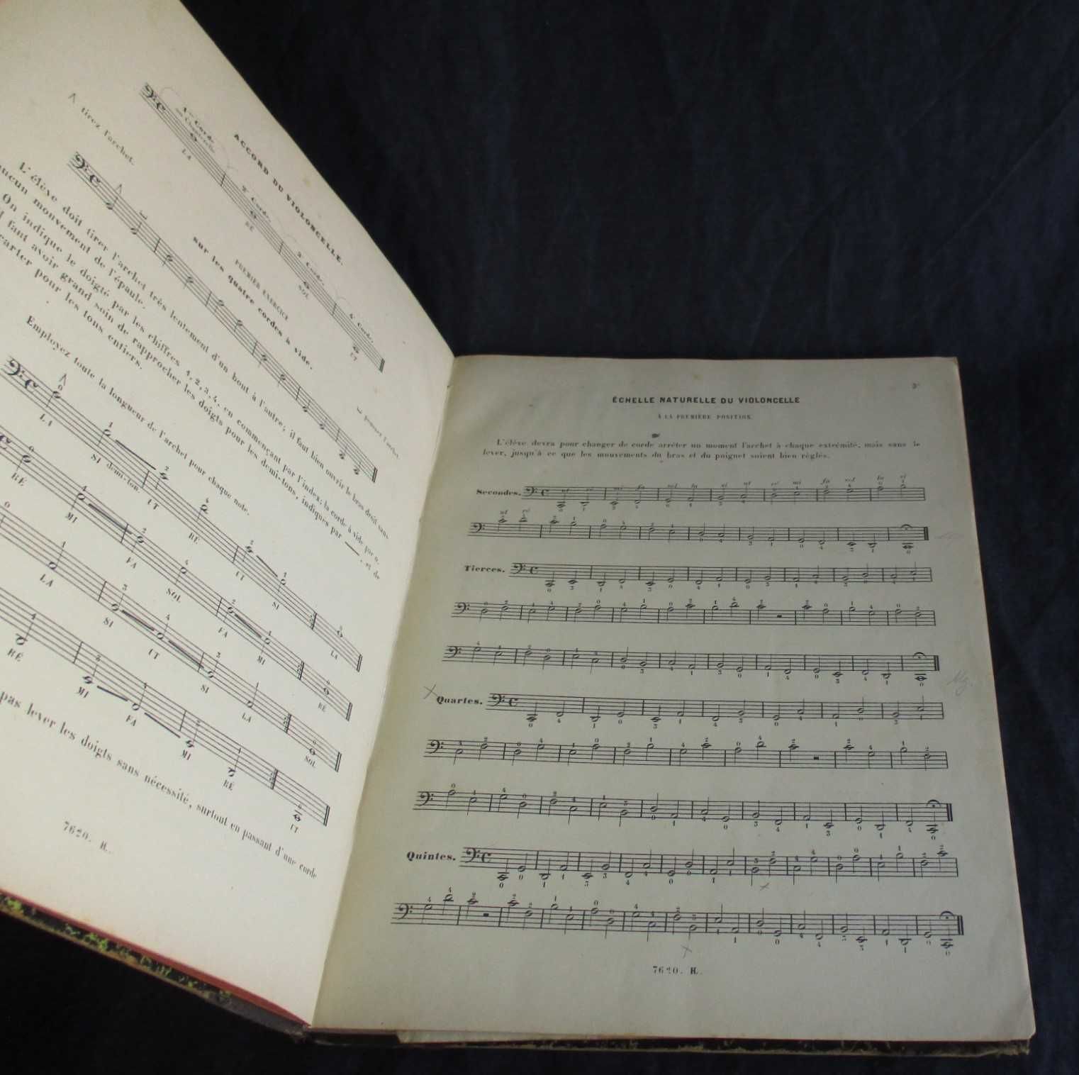 Livro Méthode Pratique pour le Violoncelle S. Lee Op. 31