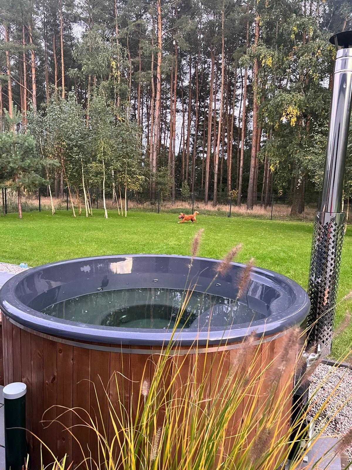 BALIA ogrodowa mała 200 cm, hydromasaż i jacuzzi, LED