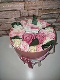 Box de rosas de sabão