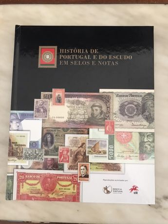 História de Portugal e do escudo em selos e notas