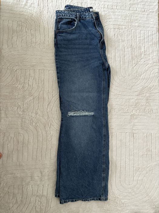 Джинси, жіночі з розрізом