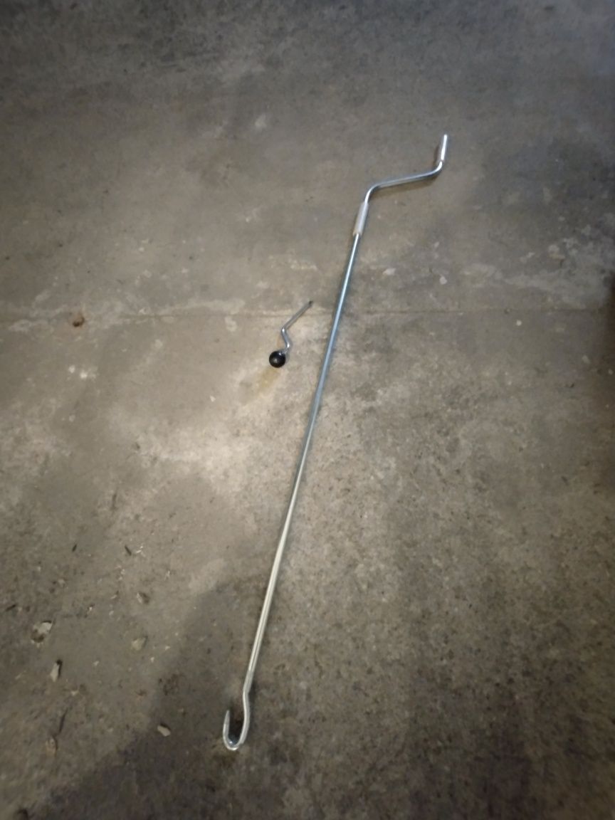 Korba do rolet 150 cm z hakiem plus mała korbka