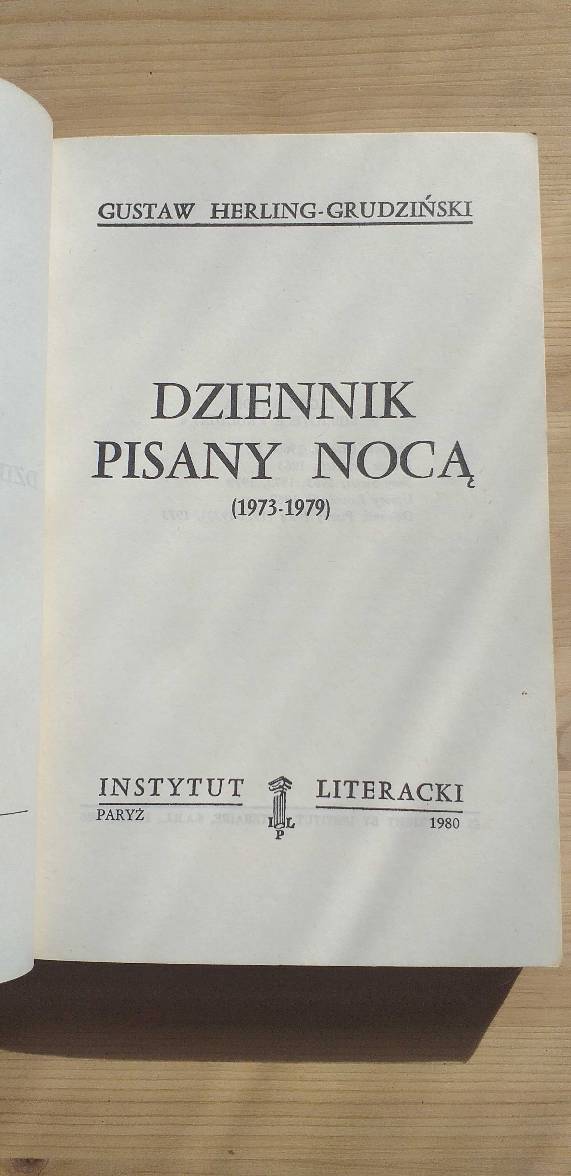 Gustaw Herling-Grudziński, Dziennik pisany nocą (1980 - 1983)